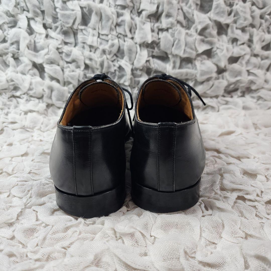 ☆ヤックル☆マグナーニ プレーントゥ イントレチャート レザー シューズ