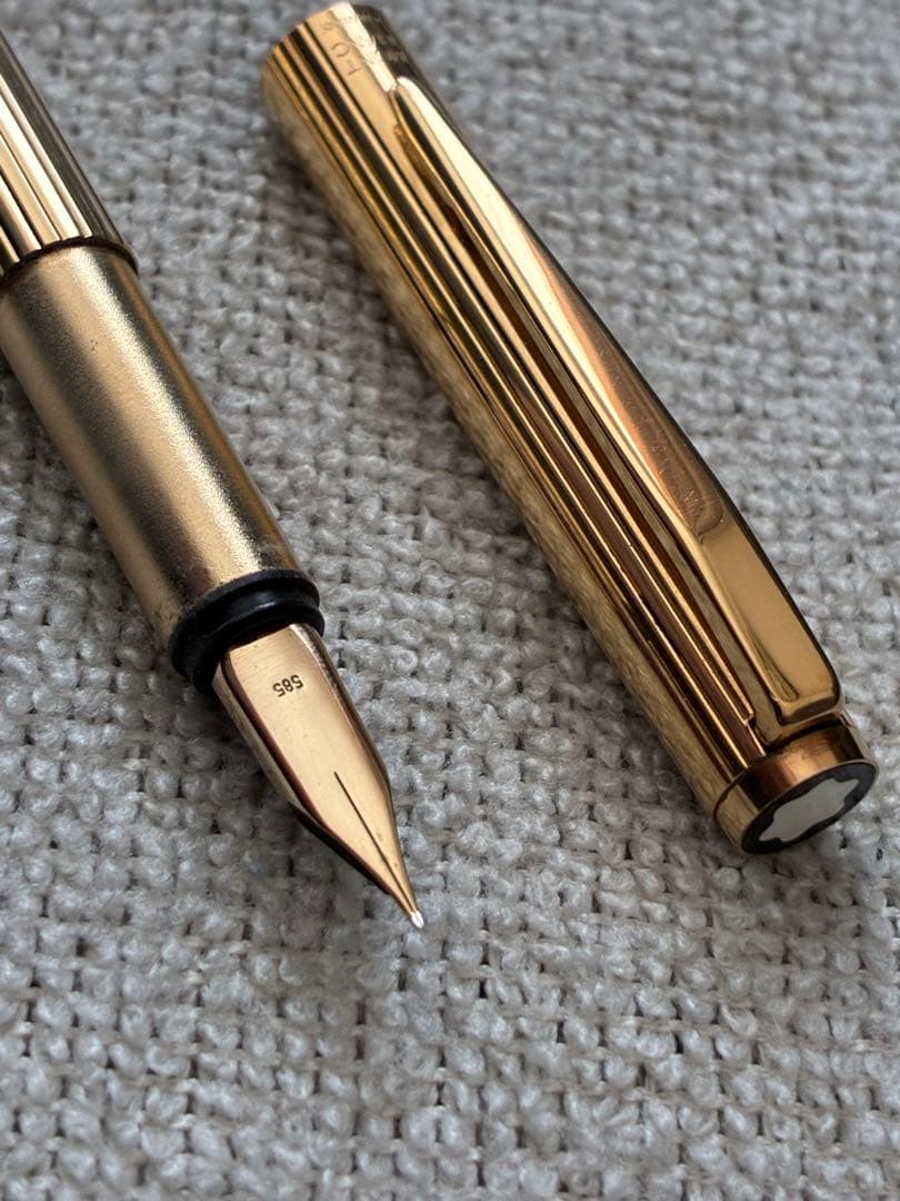 エ*和様 ◾️MONT BLANC モンブラン◾️ゴールド ボールペン・万年筆