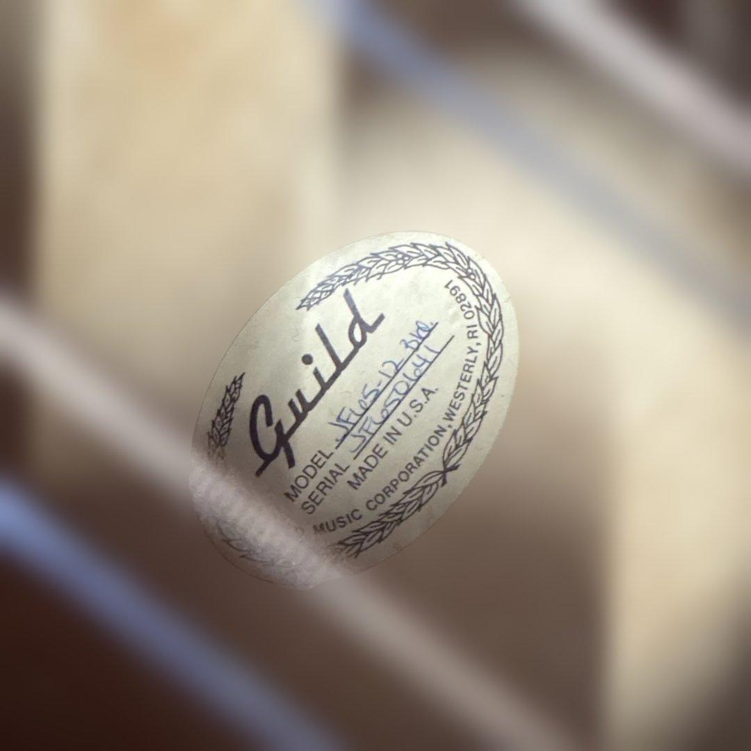 ギルド　JF65-12 チェリーサンバースト　美品　純正ハードケース