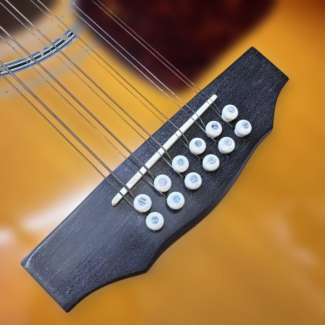 ギルド　JF65-12 チェリーサンバースト　美品　純正ハードケース