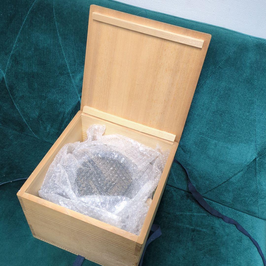 【茶道　茶釜】高橋敬典　平丸立口釜　はじき肌