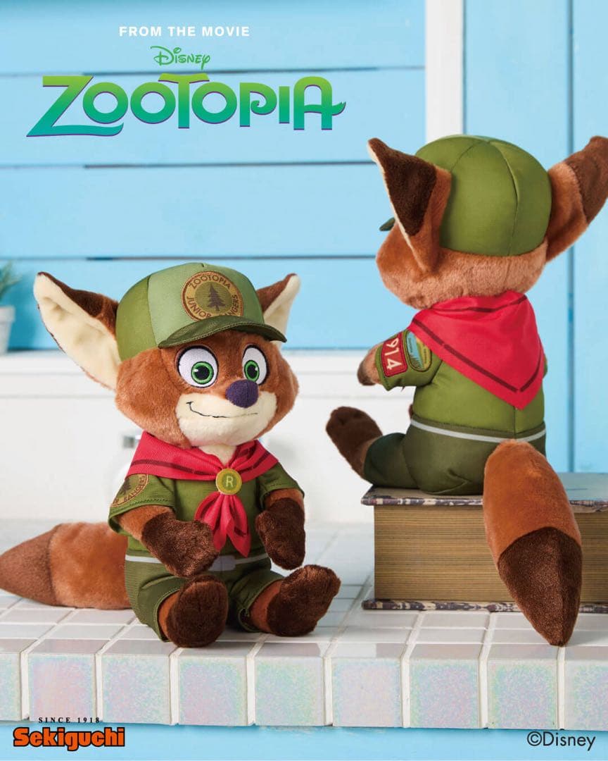 【限定品】ぬいぐるみ　ニック　ジュニアレンジャー　ズートピア