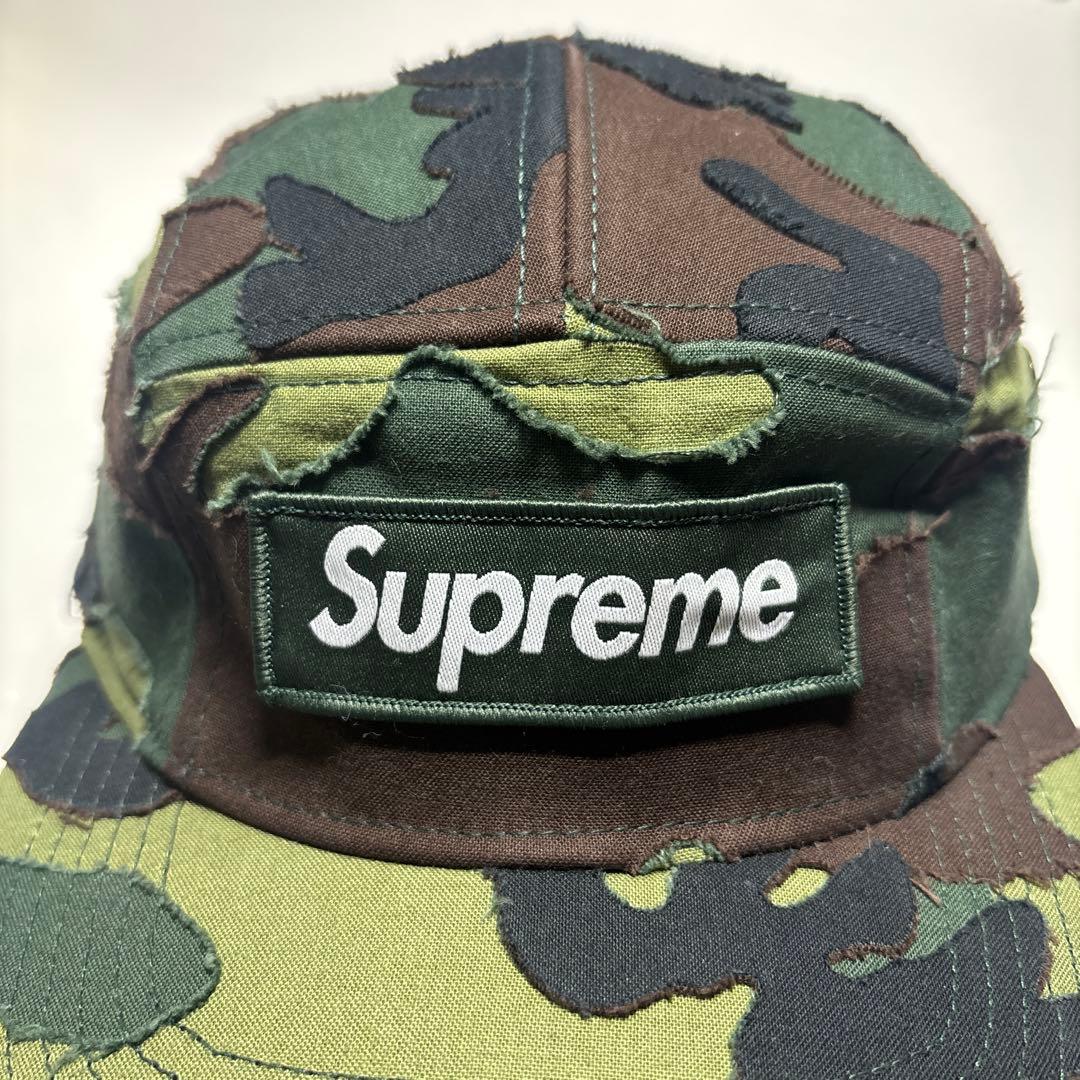 supreme レイヤードカモキャンプ キャップ