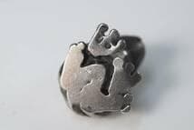 Vintage 銀製　動物のフィギュリン　ADAC　スターリングシルバー
