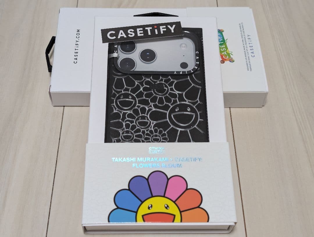 【正規品】村上隆xCASETiFY フラワー iPhone 17 pro max