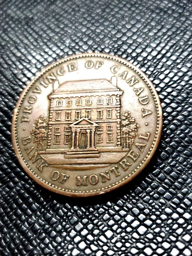 2379.　極美品　1842年　カナダ　バンクトークン　1ペニー