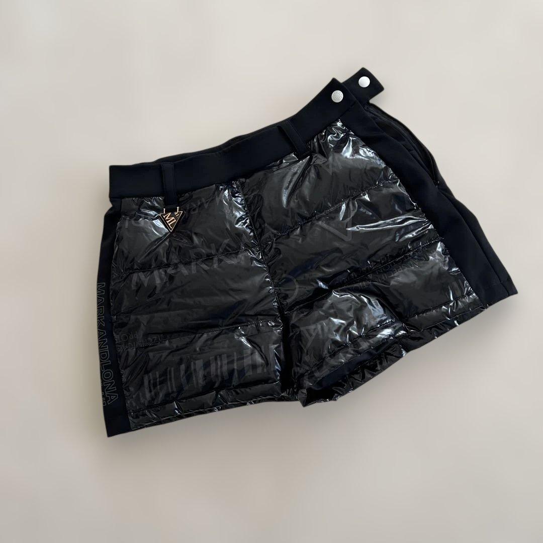 マーク＆ロナ　レディース ダウン短パン　ブラック　M