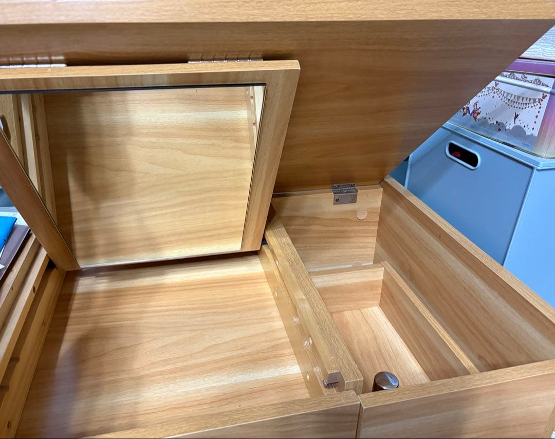 LOWYA ロウヤ ドレッサーテーブル ローテーブル 収納付きドレッサー