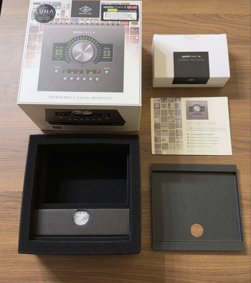 Apollo Twin X QUAD 【専用ケース&サンダーボルト3ケーブル付】
