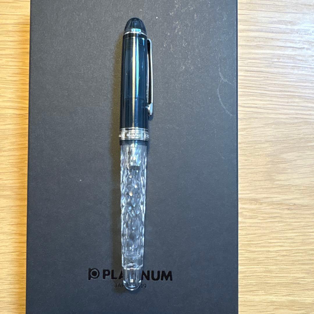限定品　プラチナ万年筆　センチュリー　鱗雲　中字