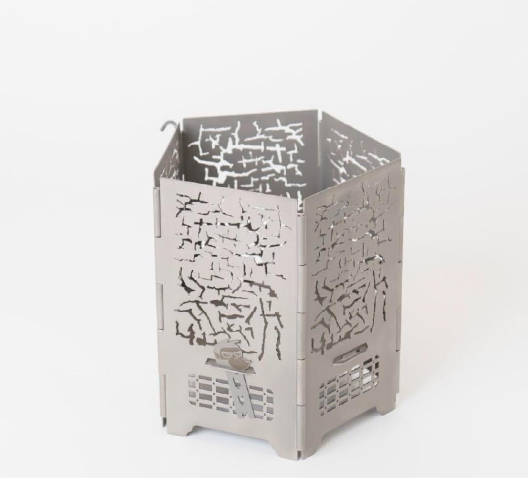 【希少コラボ】ナチュモン×サンゾー工務店 RODAN クラック焚き火台