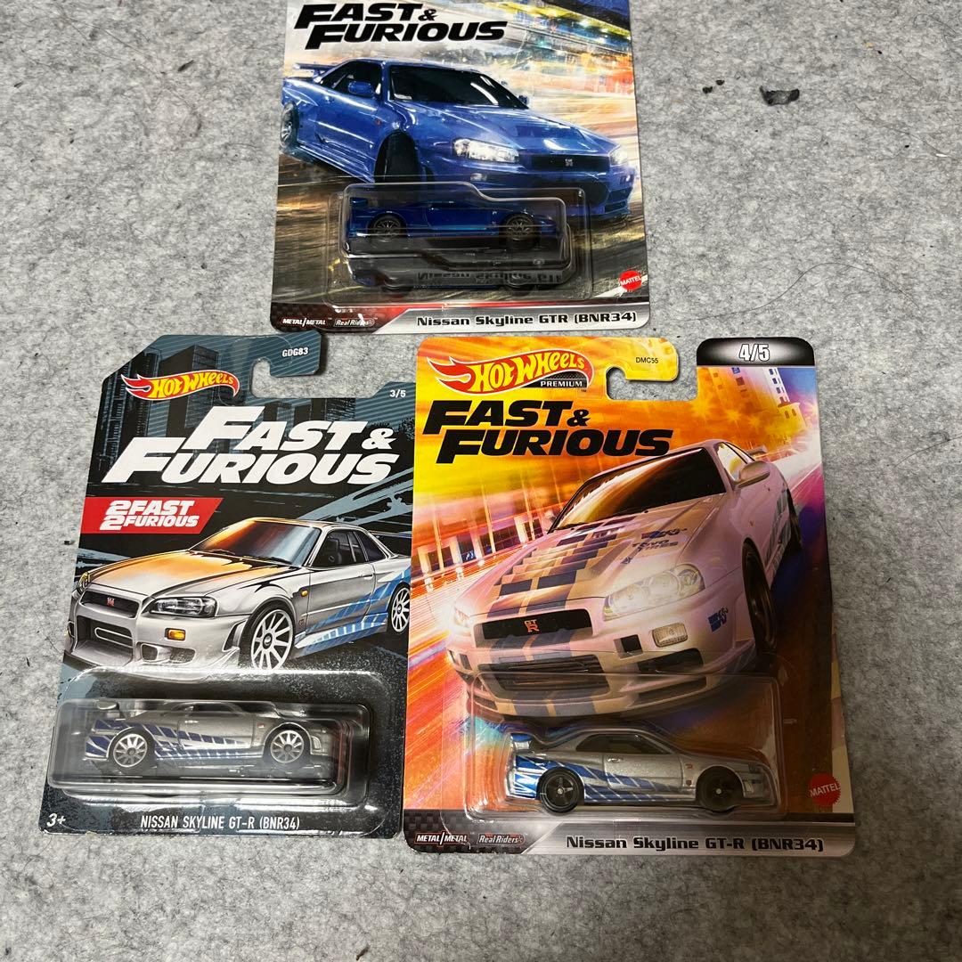 オートサロンホットウィール ワイルドスピード スカイライン GT-R R34