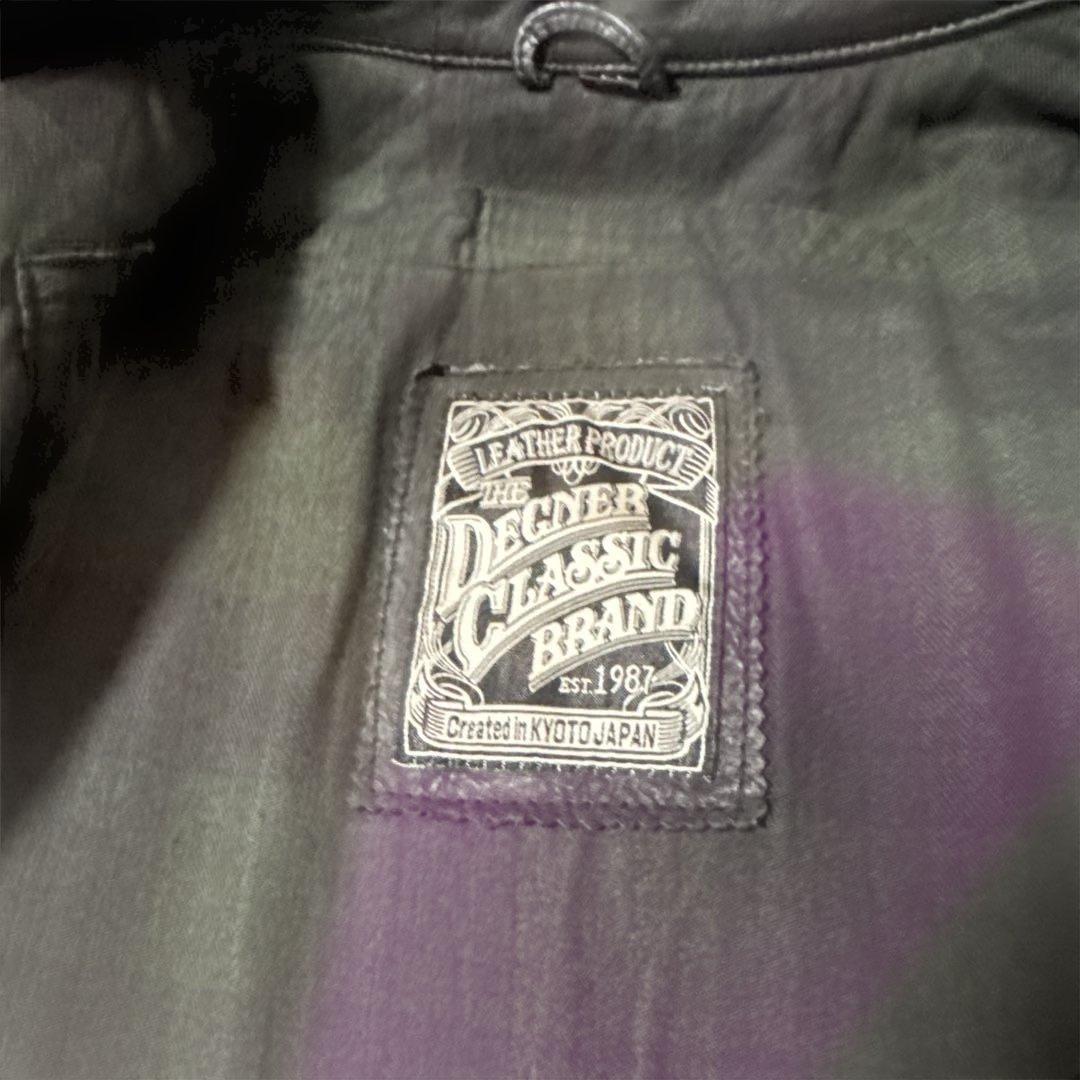 【美品】デグナー 牛革 レザージャケット 20WJ-2 バイク用 メンズ M