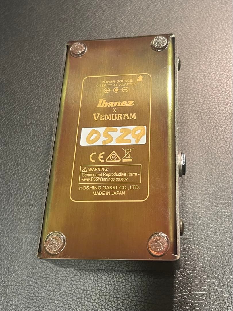ギター Ibanez Tube Screamer TSV808 Vemuram