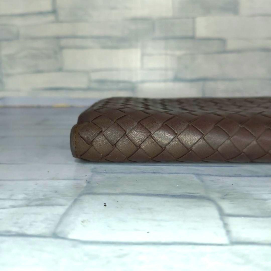 て*き様 BOTTEGA VENETA ブラウン　レザー イントレチャート 二つ