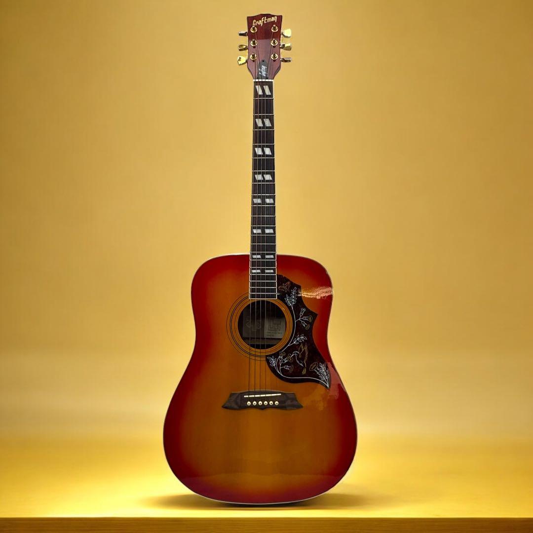 80s craft man 木匠CD74-CS ハミングバード アコギ 美品
