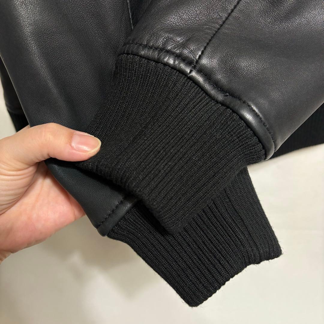 nano universe 羊革 ラムレザー シングルライダース L