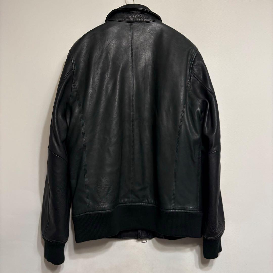 nano universe 羊革 ラムレザー シングルライダース L