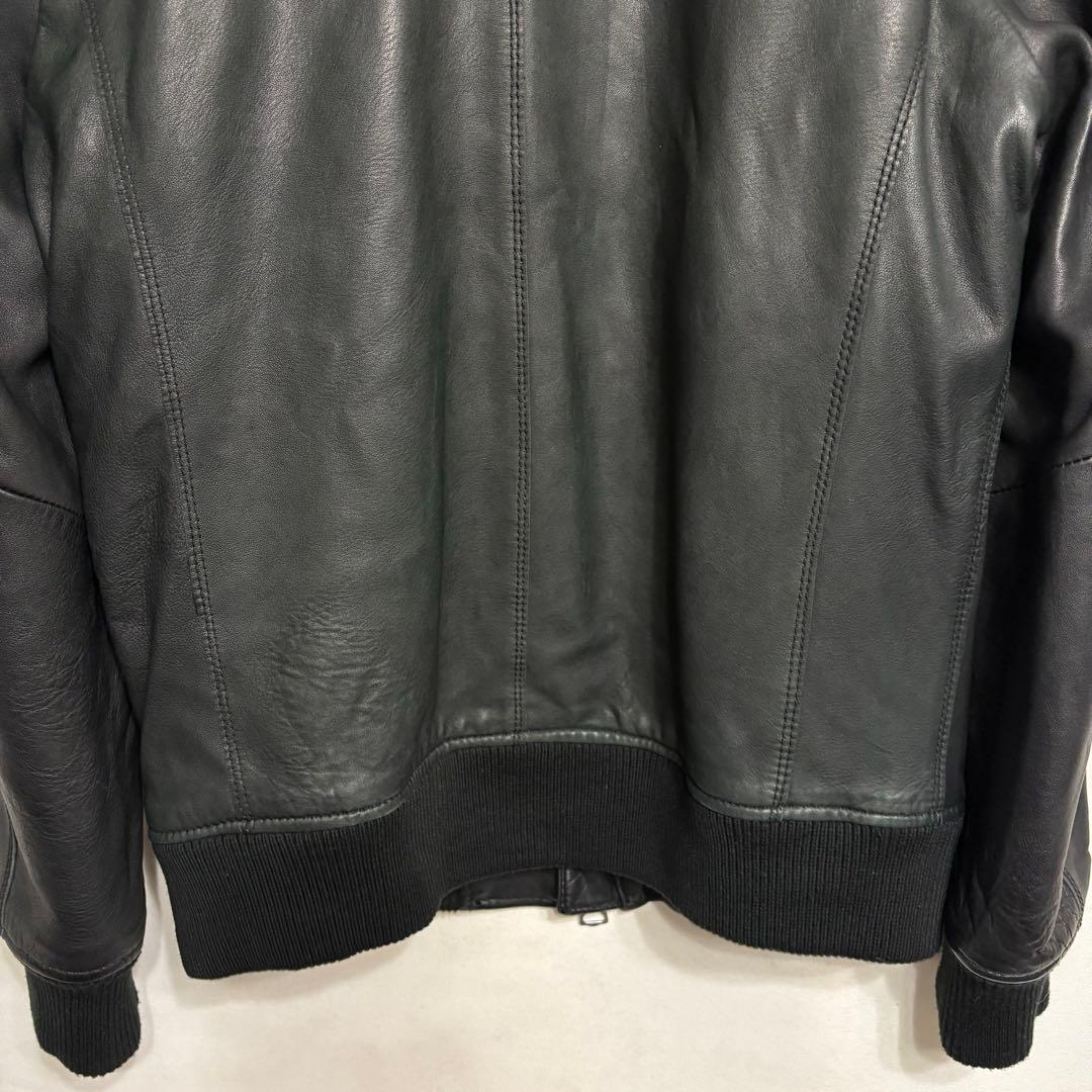 nano universe 羊革 ラムレザー シングルライダース L