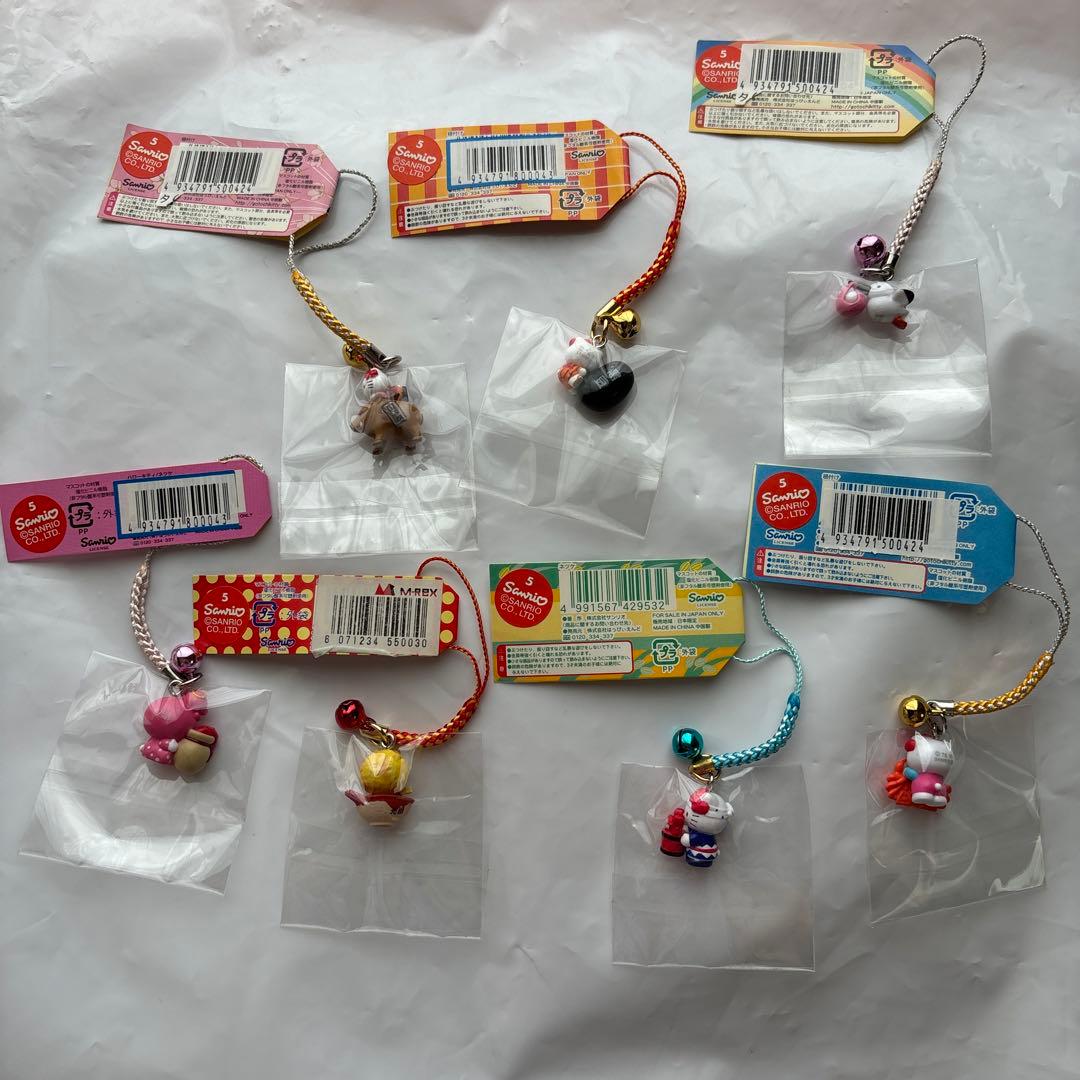 【レア】サンリオ はろうきてぃ 兵庫 根付け7個セット