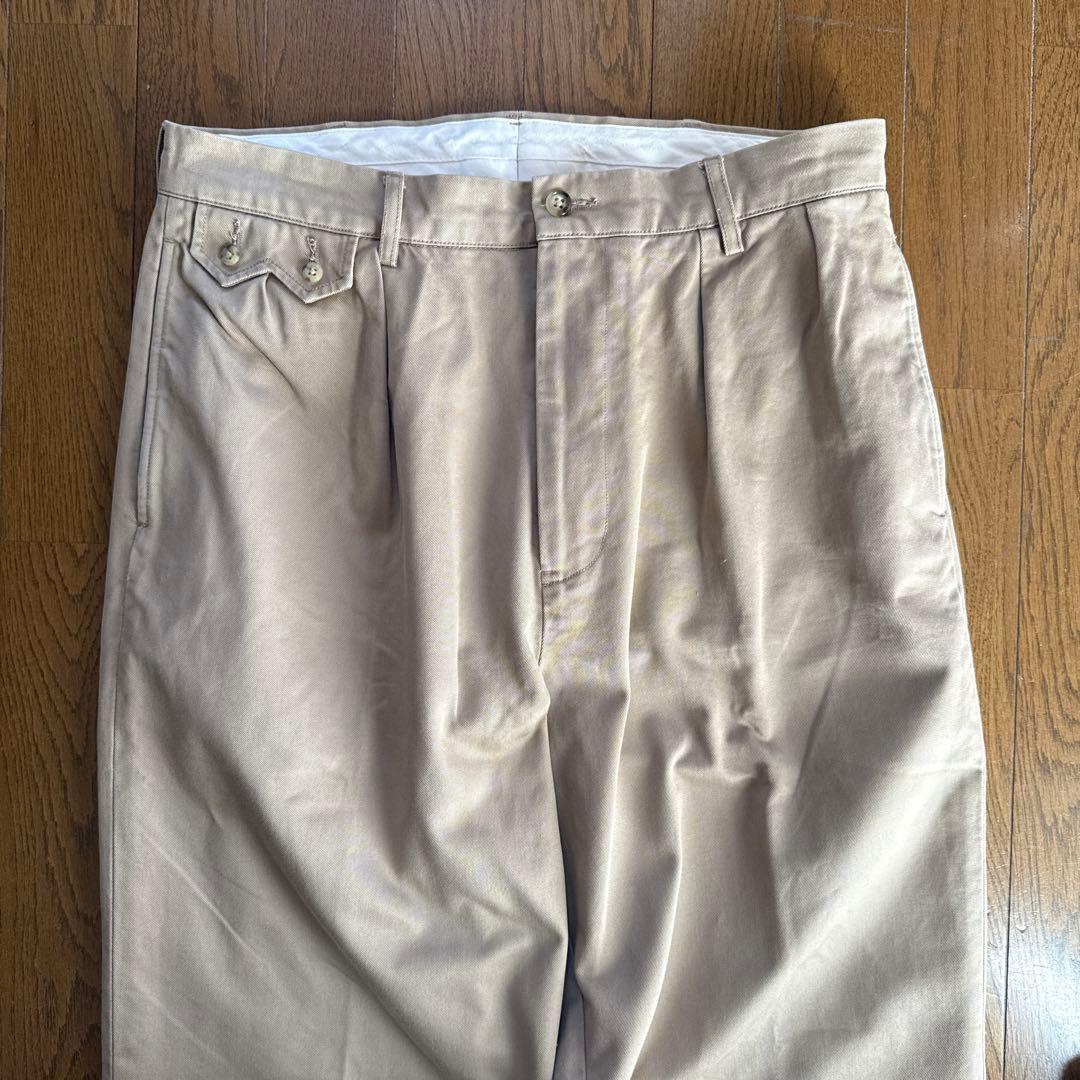 パンツ UNLIKELY Sawtooth Flap 2Pleats Trousers