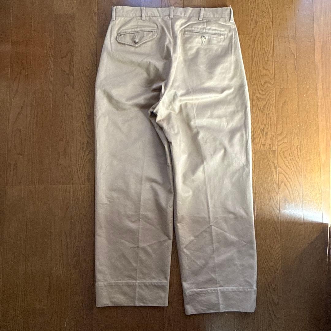 パンツ UNLIKELY Sawtooth Flap 2Pleats Trousers