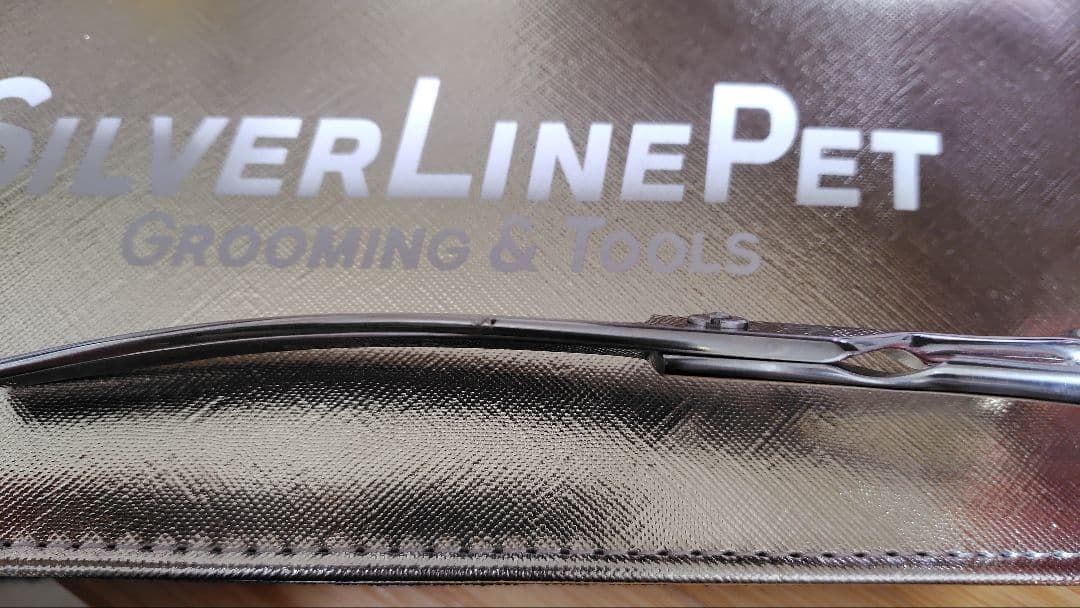 oneさま専用●シルバーライン　カーブセニングシザー 7.25インチ　ケース付き