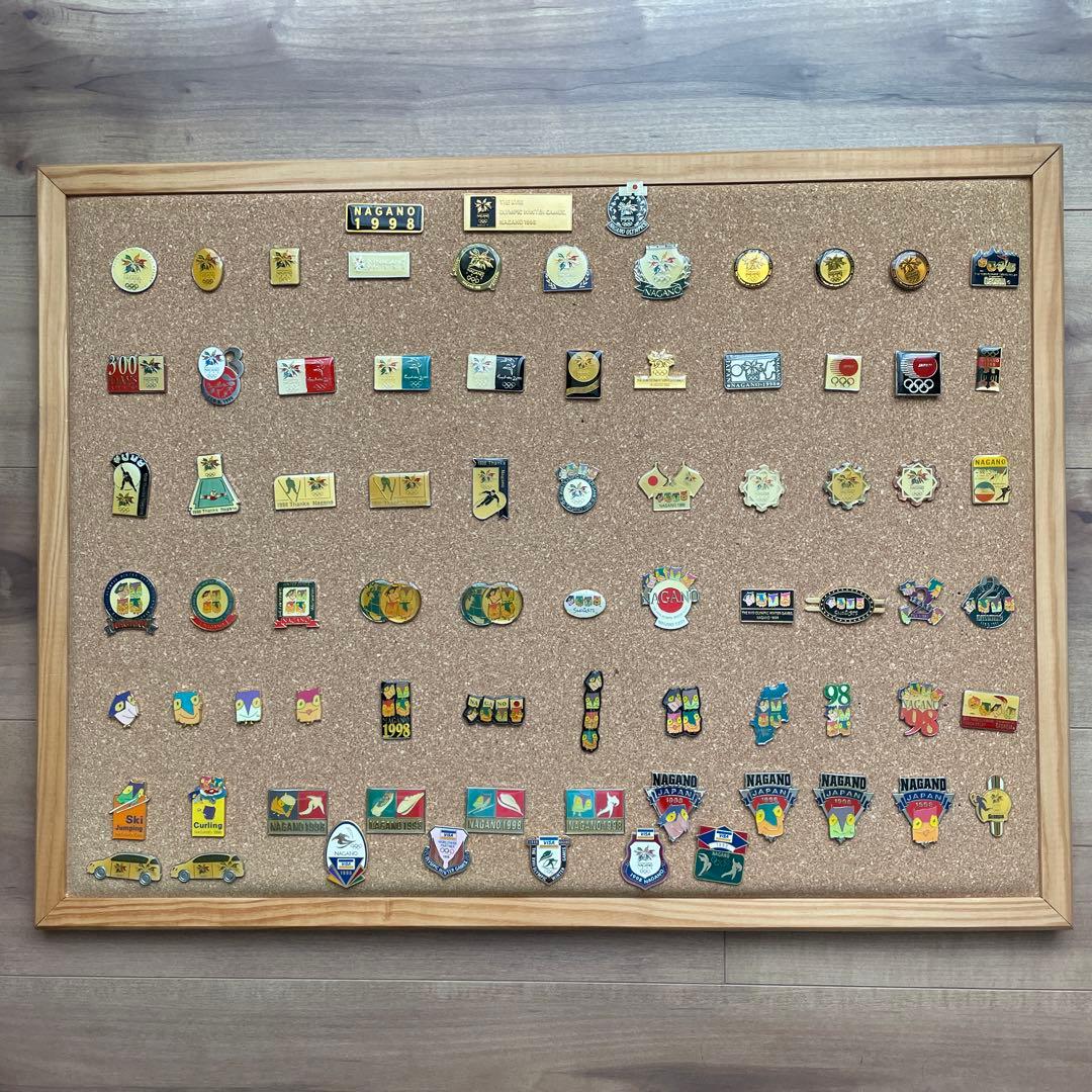 1998 長野オリンピック　限定ピンバッチ　77個