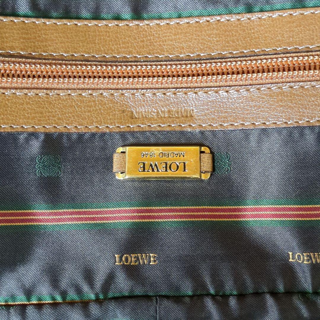 ビンテージ◆LOEWE ロエベ トラベルバック　ベラスケス　ショルダー＆鍵付き