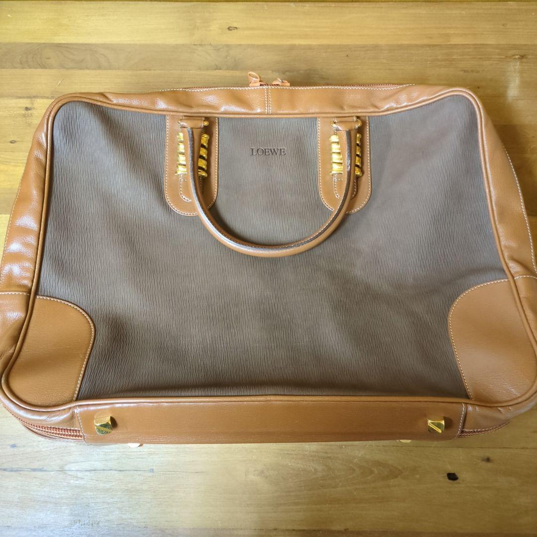 ビンテージ◆LOEWE ロエベ トラベルバック　ベラスケス　ショルダー＆鍵付き