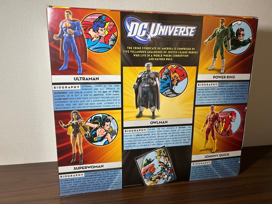 マテル　dcユニバース　クライムシンジケート　5体限定セット