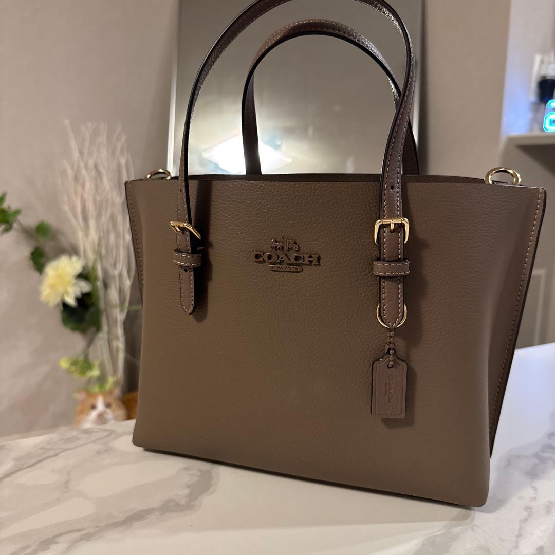 Erikaさん専用COACH ブラウンレザー ハンドバッグ