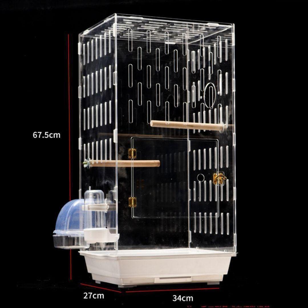 訳あり！アクリルケージ 360度 小動物 鳥 モモンガ バードケージ ルーム