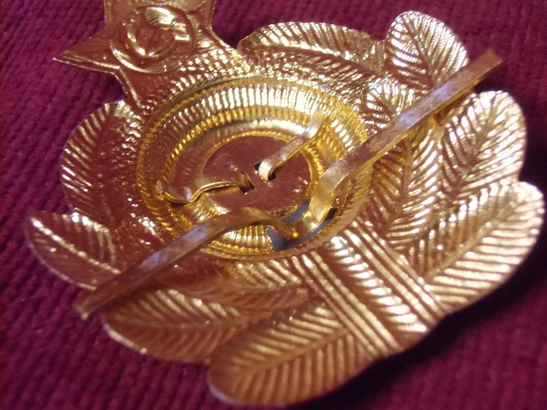 ★ＣＣＣＰ★ソビエト軍/ソ連軍＊海軍＊Ｍ１９６９将校用帽章（実物）