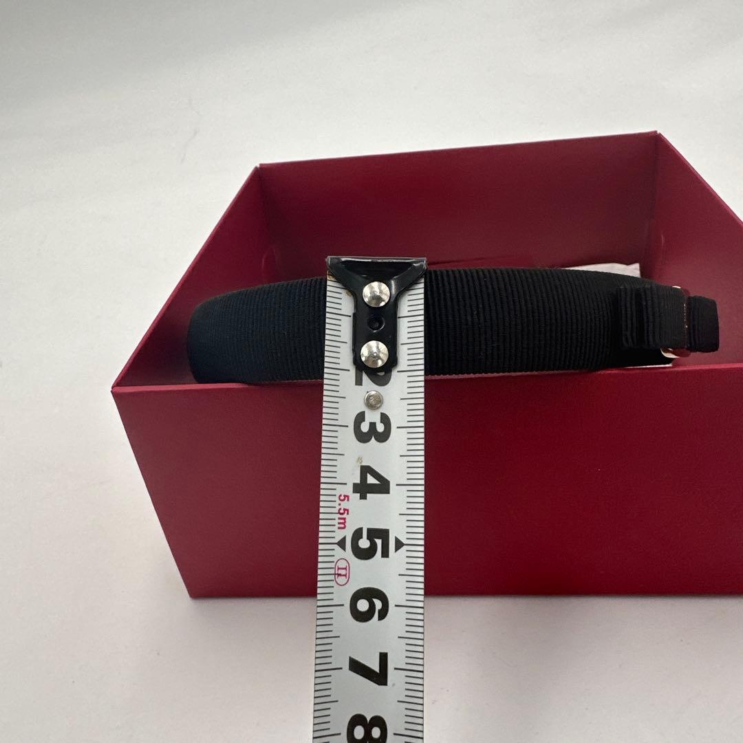 Salvatore Ferragamo ブラックヘアバンド　Y29