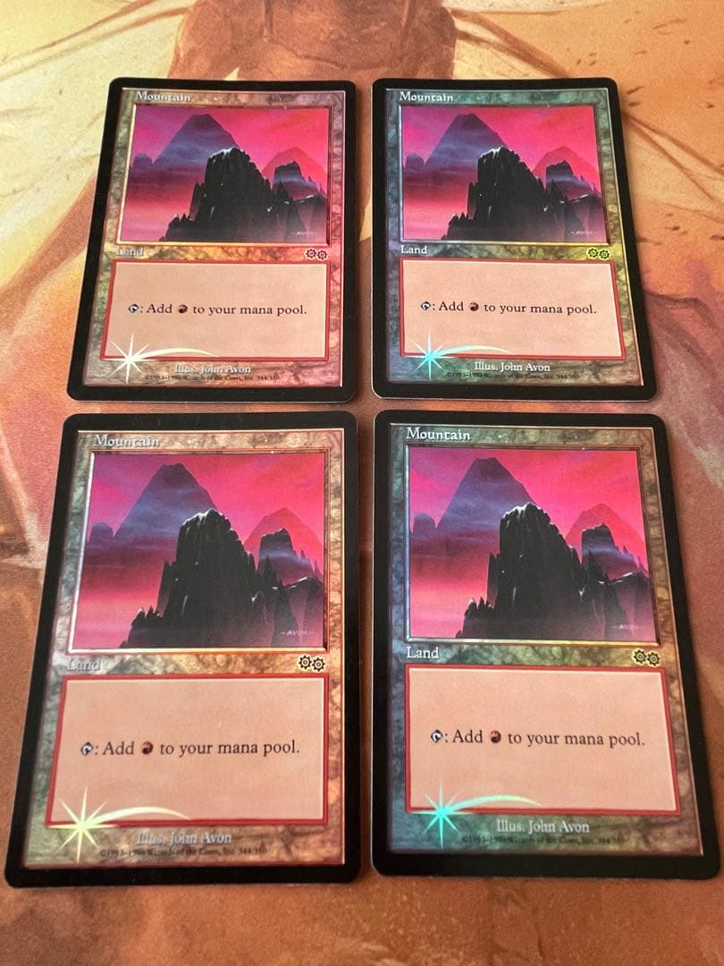MTG USG山 アリーナfoil 英語4枚セット