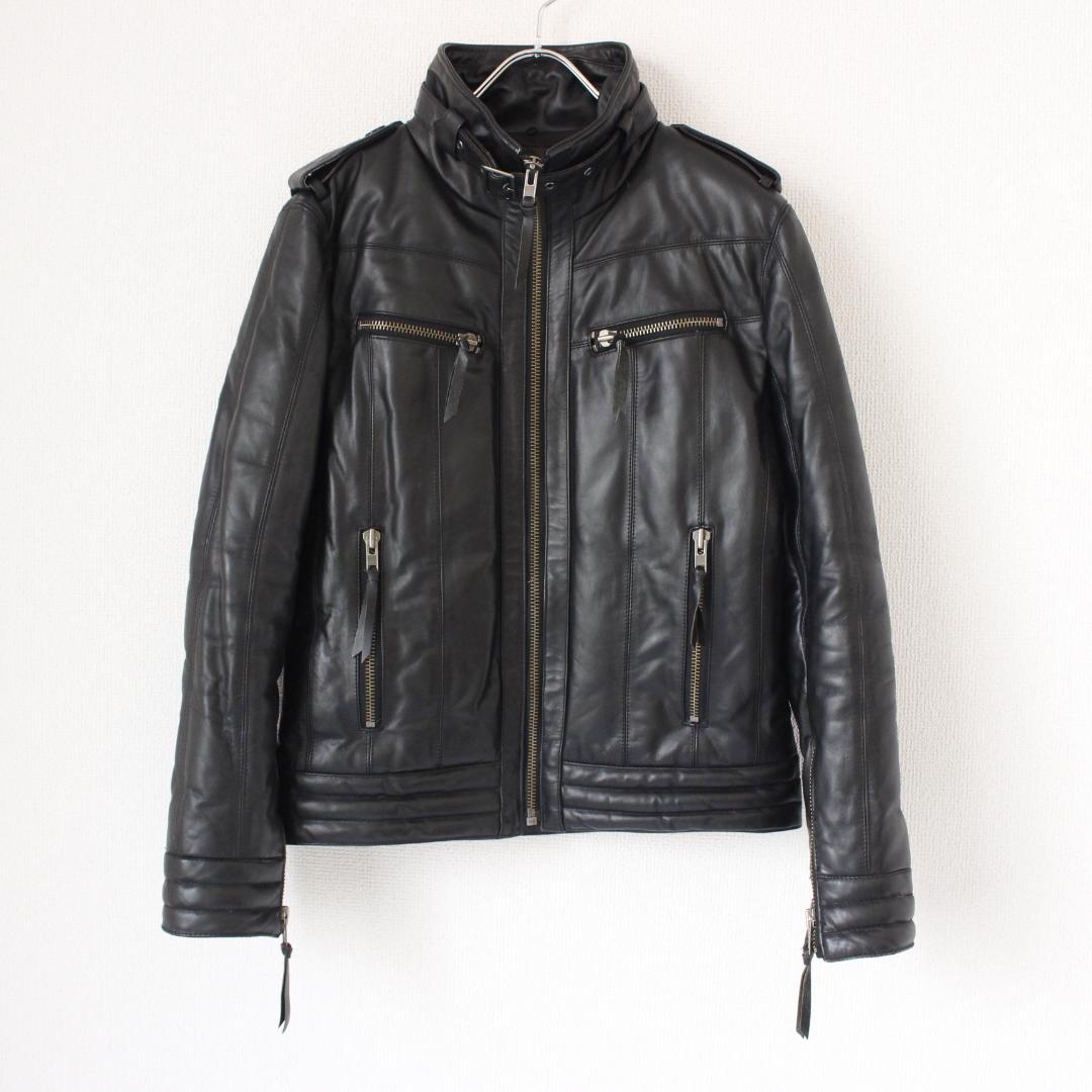 リュウグウレザー 馬革ダウンジャケット M ホースレザー