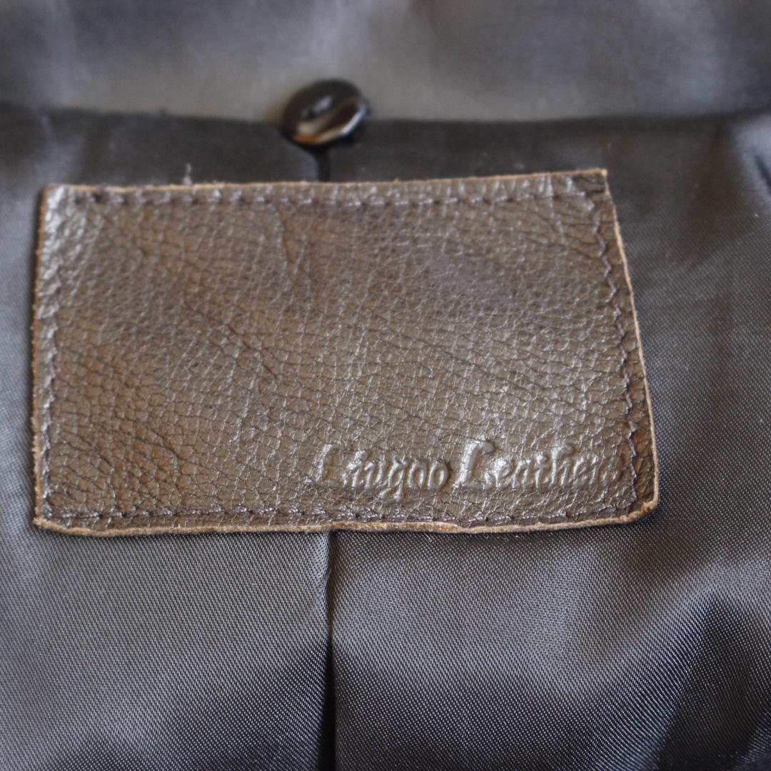 リュウグウレザー 馬革ダウンジャケット M ホースレザー