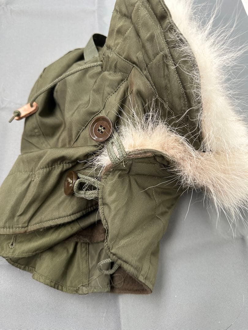 M-51 パーカー用フード　タグ赤　焼け