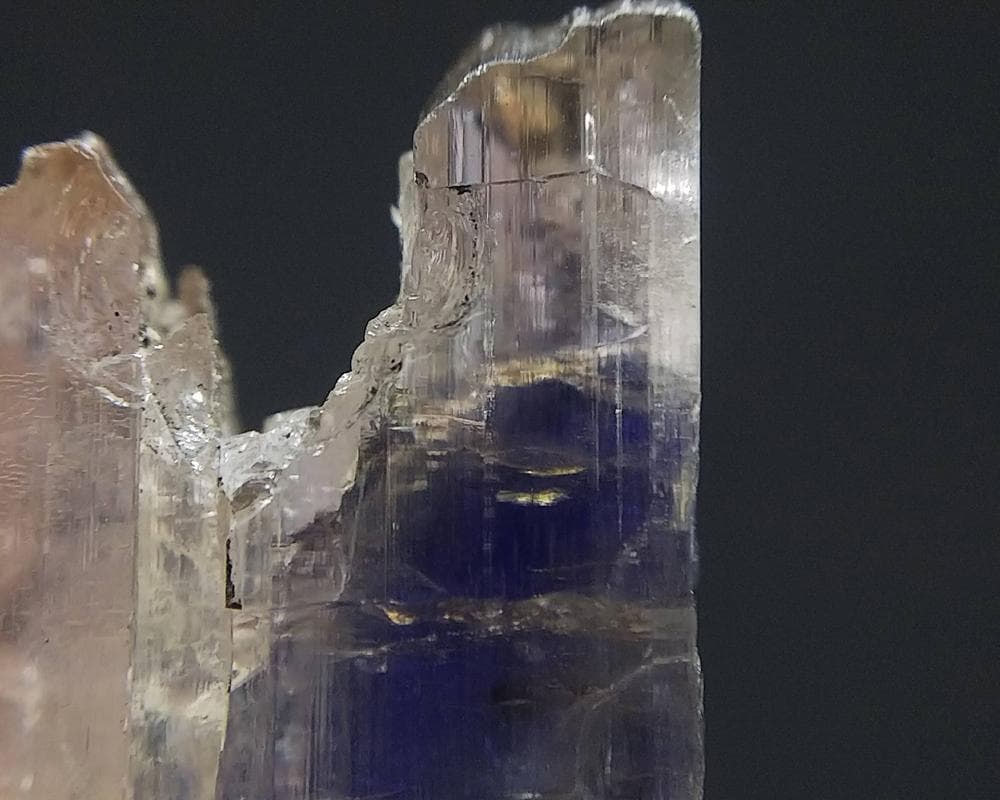 524 非加熱 ファンシーカラー バイカラー タンザナイト ゾイサイト