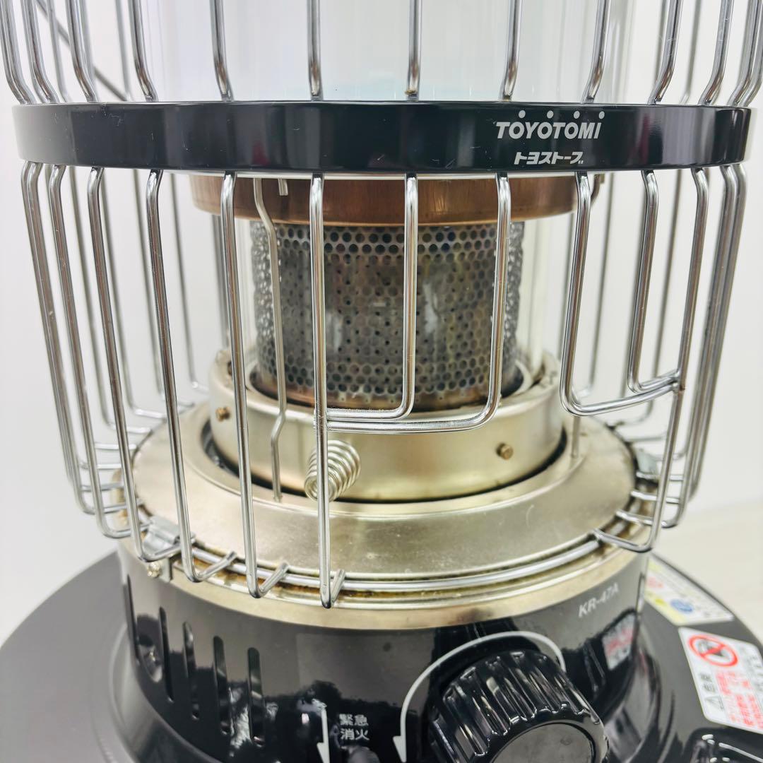 【トヨトミ 石油ストーブ KR-47A ブラック 2022年製】