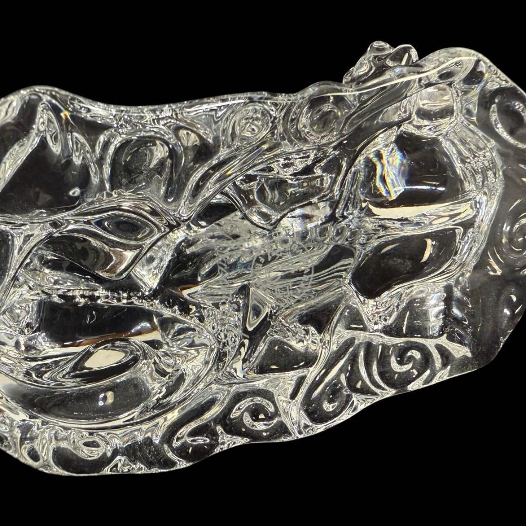 【未使用】Baccarat 干支 辰 クリスタルガラス フィギュリン 置物元箱付