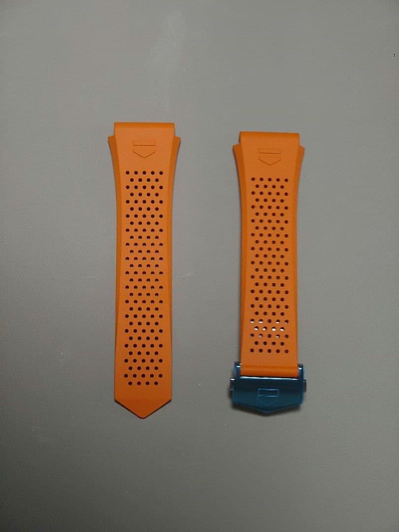 タグホイヤー オレンジ ラバーストラップ(Connected E4 45mm用)