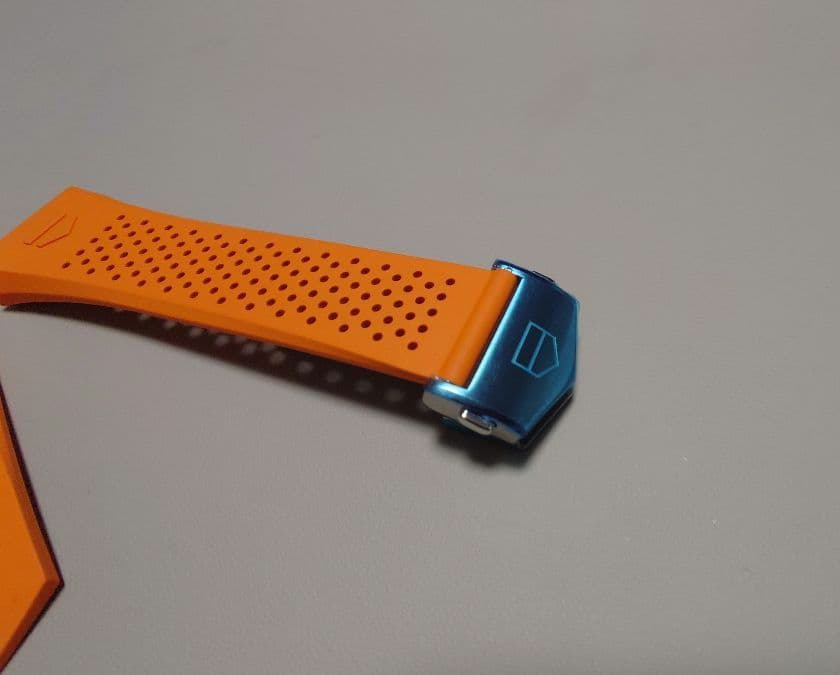 タグホイヤー オレンジ ラバーストラップ(Connected E4 45mm用)