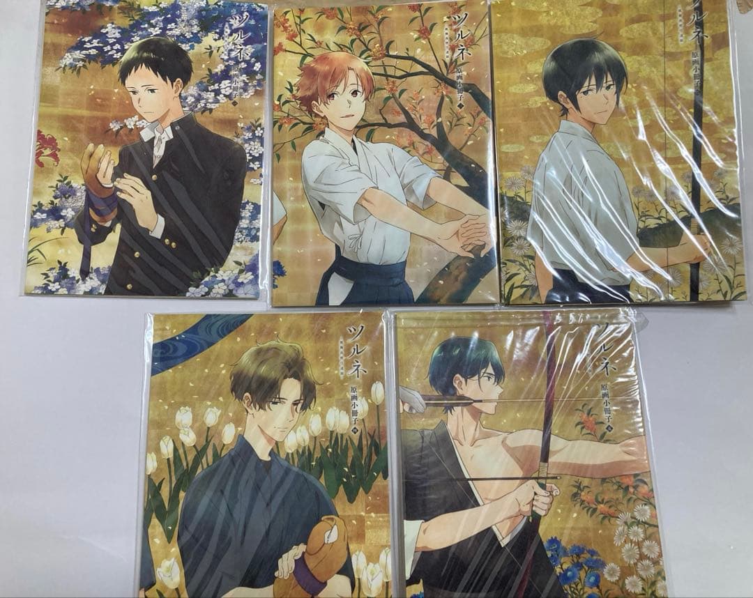 ツルネ -風舞高校弓道部- 原画小冊子 セット