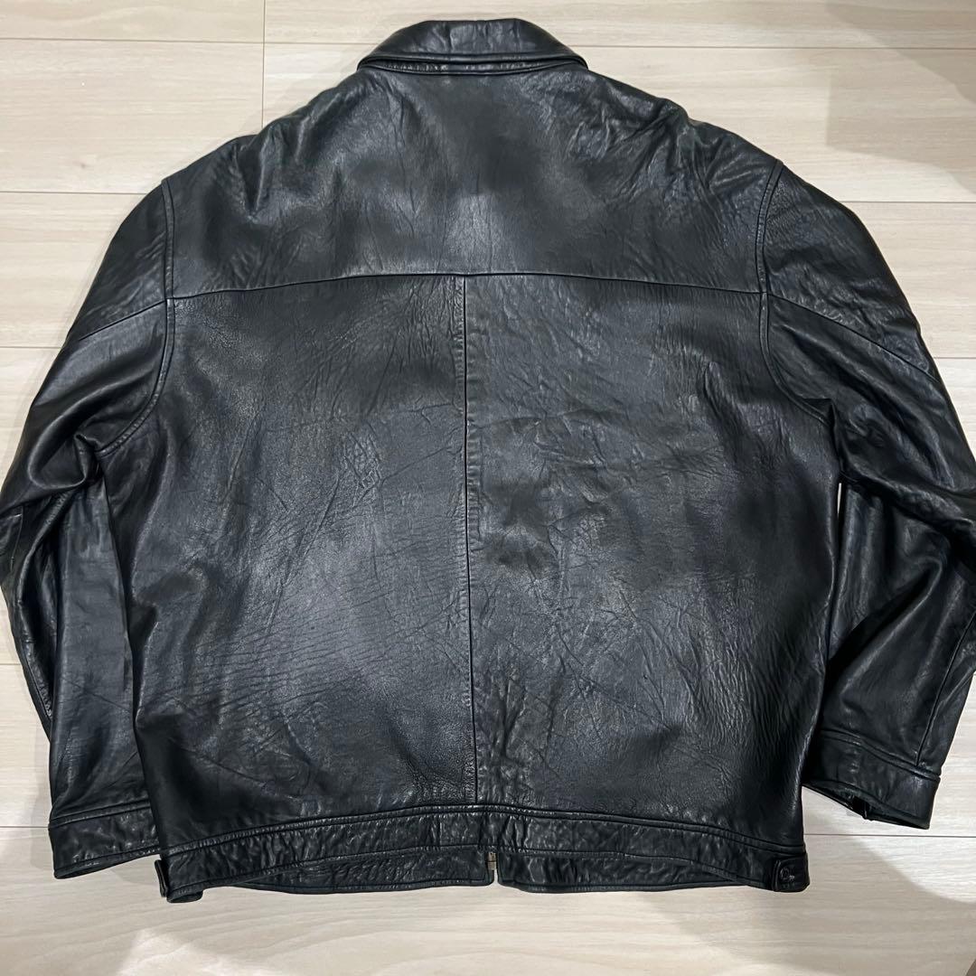 Polo by Ralph Lauren レザースイングトップ XXL ブラック