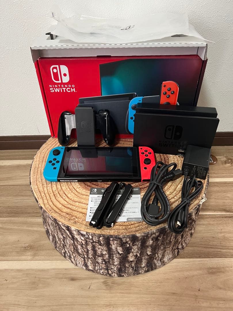 Nintendo Switch ニンテンドースイッチ本体　ネオン⑧