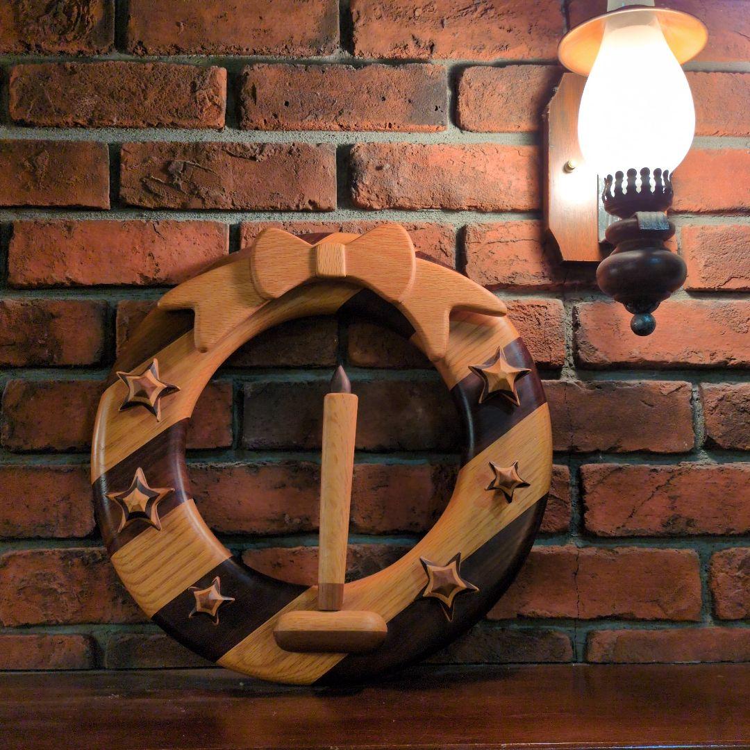 164クラフトバンの木のリ一ス