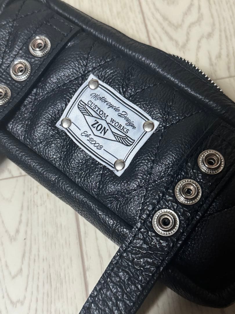 ZON レザー ツールバッグ ポーチ ハーレーダビッドソン バイカー