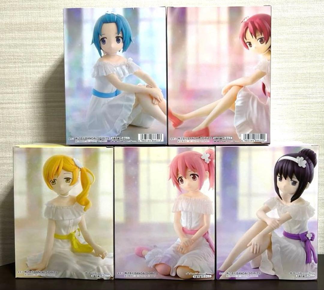 まどマギ　フィギュア　5人コンプセット